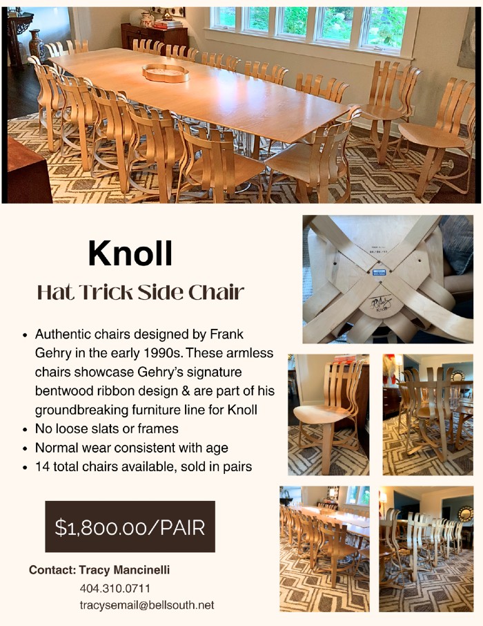 2025 Sept - Oct Knoll chairs